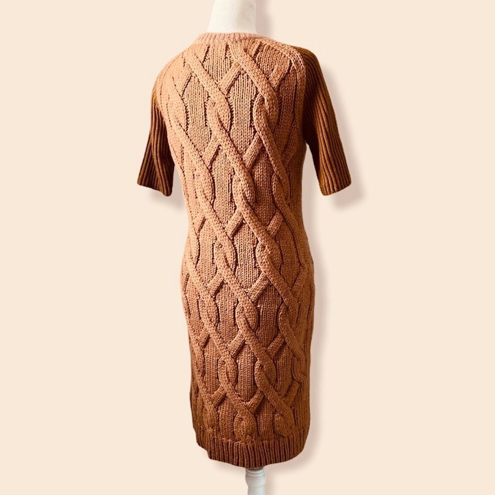 CARVEN Cable-Knit Sweater Dress - Picture 9 of 9